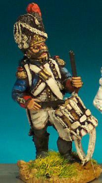 Front Rank Miniatures: FN140 Grenadier Drummer - Standing, Full Dress And Bearskin (6 figures)