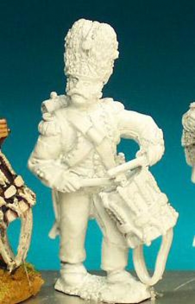 Front Rank Miniatures: FN141 Grenadier Drummer - Standing, Campaign Dress And Bearskin (6 figures)