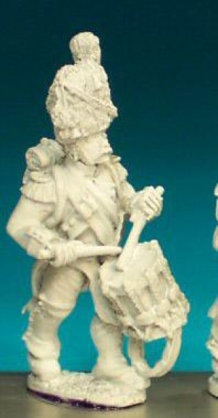 Front Rank Miniatures: FN152 Dutch Grenadier Drummer - Advancing, Full Dress And Bearskin (6 figures
