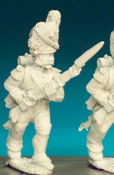 Front Rank Miniatures: FN155 Grenadier - Advancing With:- - Advancing With High Porte, Full Dress An