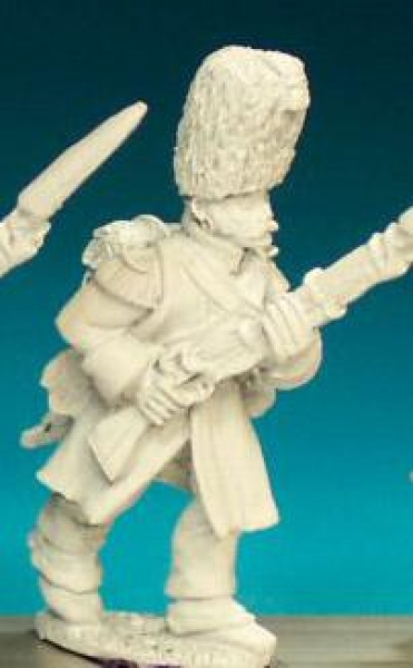 Front Rank Miniatures: FN163 Chasseur - Advancing With:- - Advancing With High Porte, Greatcoat And 