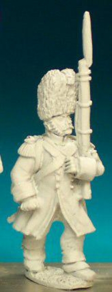 Front Rank Miniatures: FN169 Dutch Grenadier - Marching - Marching Greatcoat And Bearskin (6 figures