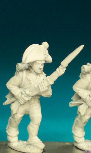Front Rank Miniatures: FN190 Fusilier - Full Dress Pre 1812 - Advancing, High Porte, Bicorn (6 figur