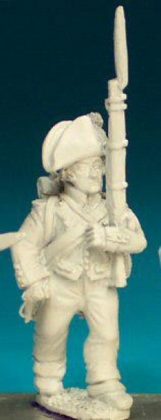 Front Rank Miniatures: FN194 Fusilier - Campaign Dress Pre 1812 - Marching, Bicorn (6 figures)