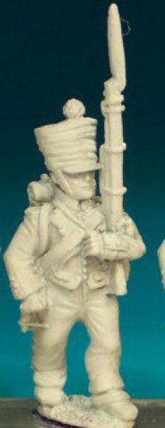 Front Rank Miniatures: FN196 Fusilier - Campaign Dress Pre 1812 - Marching, Weatherproof Shako (6 fi