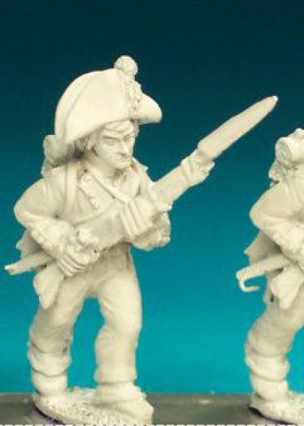 Front Rank Miniatures: FN199 Fusilier - Campaign Dress Pre 1812 - Advancing, High Porte, Bicorn (6 f