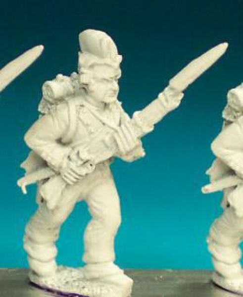 Front Rank Miniatures: FN202 Fusilier - Campaign Dress Pre 1812 - Advancing, High Porte, Bonnet De P