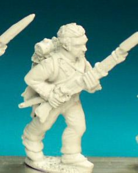 Front Rank Miniatures: FN203 Fusilier - Campaign Dress Pre 1812 - Advancing, High Porte, Barehead (6