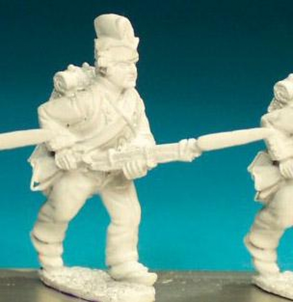 Front Rank Miniatures: FN207 Fusilier - Campaign Dress Pre 1812 - Advancing, Low Porte, Bonnet De Po
