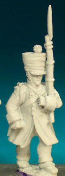 Front Rank Miniatures: FN211 Fusilier - Greatcoat Pre 1812 - Marching, Weatherproof Shako (6 figures