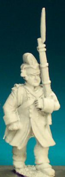 Front Rank Miniatures: FN212 Fusilier - Greatcoat Pre 1812 - Marching, Bonnet De Police (6 figures)