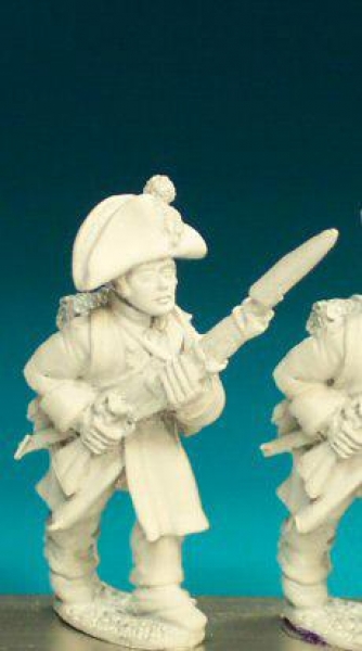 Front Rank Miniatures: FN213 Fusilier - Greatcoat Pre 1812 - Advancing, High Porte, Bicorn (6 figure