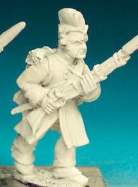 Front Rank Miniatures: FN216 Fusilier - Greatcoat Pre 1812 - Advancing, High Porte, Bonnet De Police