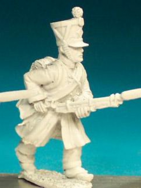 Front Rank Miniatures: FN218 Fusilier - Greatcoat Pre 1812 - Advancing, Low Porte, Shako (6 figures)