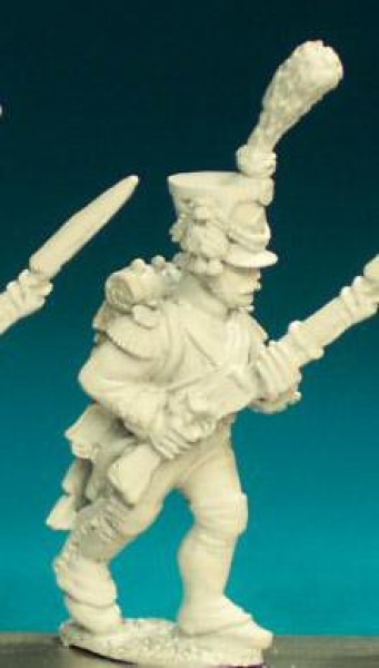 Front Rank Miniatures: FN224 Voltigeur / Grenadier - Full Dress Pre 1812 - Advancing, High Porte, Sh