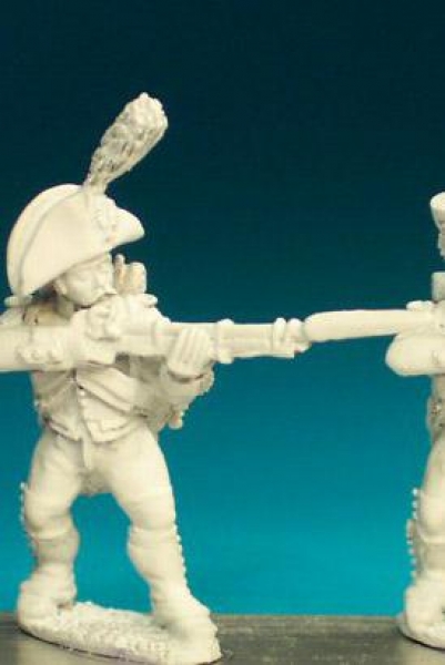 Front Rank Miniatures: FN227 Voltigeur / Grenadier - Full Dress Pre 1812 - Standing Firing, Bicorn (