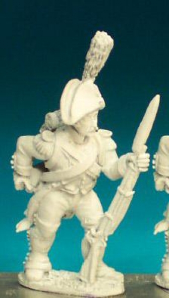 Front Rank Miniatures: FN231 Voltigeur / Grenadier - Full Dress Pre 1812 - Loading, Bicorn (6 figure