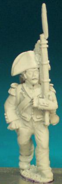 Front Rank Miniatures: FN233 Voltigeur / Grenadier - Campaign Dress Pre 1812 - Marching, Bicorn (6 f
