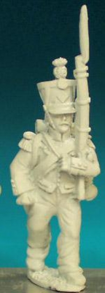 Front Rank Miniatures: FN234 Voltigeur / Grenadier - Campaign Dress Pre 1812 - Marching, Shako (6 fi