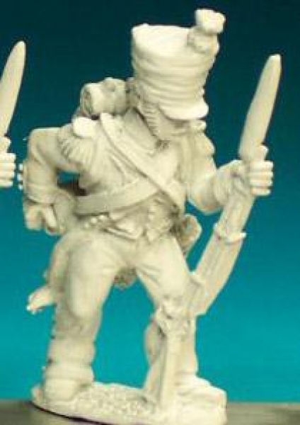 Front Rank Miniatures: FN250 Voltigeur / Grenadier - Campaign Dress Pre 1812 - Loading, Weatherproof