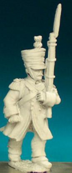 Front Rank Miniatures: FN253 Voltigeur / Grenadier - Greatcoat Pre 1812 - Marching, Weatherproof Sha