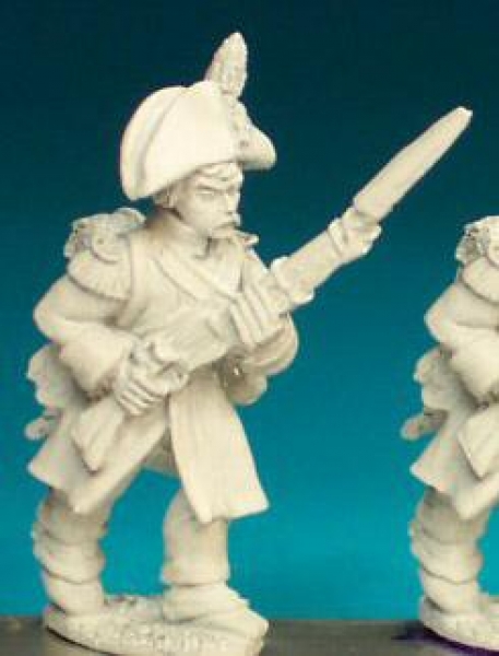 Front Rank Miniatures: FN254 Voltigeur / Grenadier - Greatcoat Pre 1812 - Advancing, High Porte, Bic