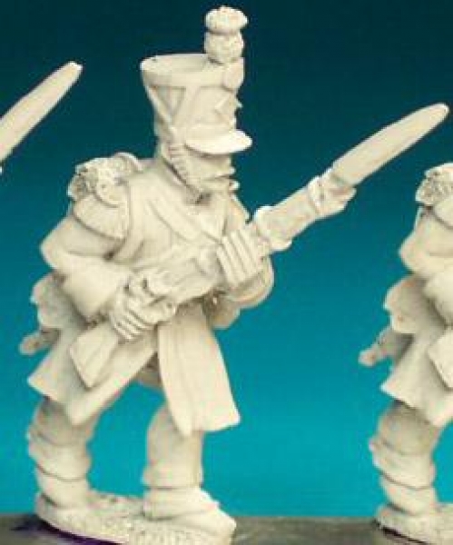 Front Rank Miniatures: FN255 Voltigeur / Grenadier - Greatcoat Pre 1812 - Advancing, High Porte, Sha