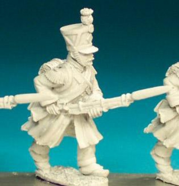 Front Rank Miniatures: FN258 Voltigeur / Grenadier - Greatcoat Pre 1812 - Advancing, Low Porte, Shak