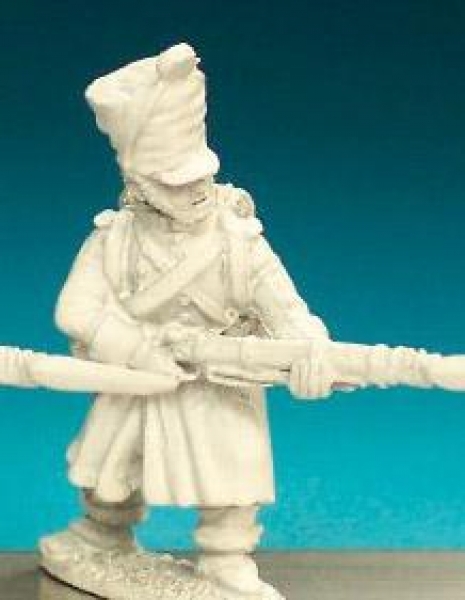 Front Rank Miniatures: FN25 Fusilier (1812-1815) - Standing With Leveled Musket, Greatcoat, Weatherp