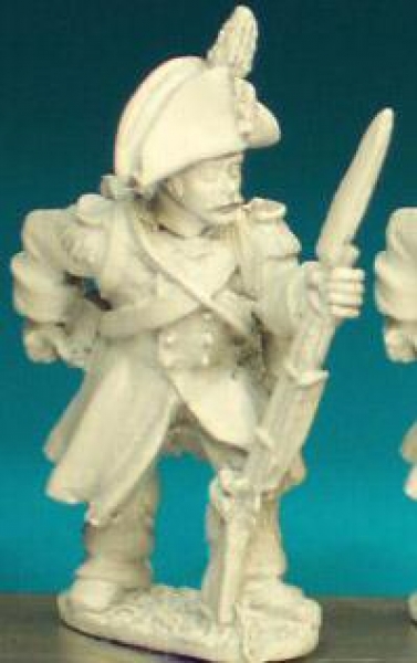 Front Rank Miniatures: FN266 Voltigeur / Grenadier - Greatcoat Pre 1812 - Loading, Bicorn (6 figures