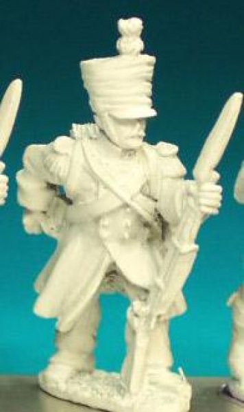 Front Rank Miniatures: FN268 Voltigeur / Grenadier - Greatcoat Pre 1812 - Loading, Weatherproof Shak