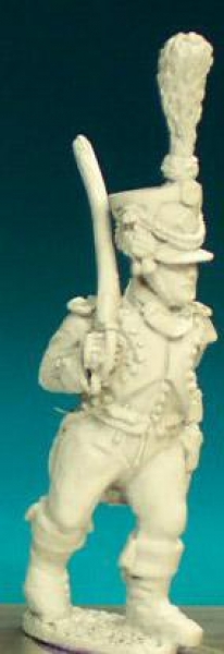 Front Rank Miniatures: FN271 Voltigeur / Grenadier Officer In Regulation Dress And Shako, Marching (