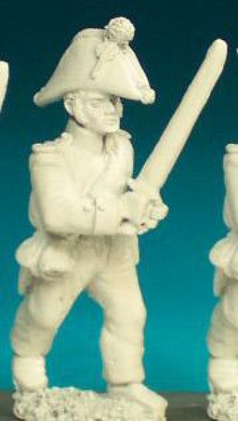 Front Rank Miniatures: FN275 Pre 1812 - Officer In Campaign Dress And Bicorn, Advancing (6 figures)