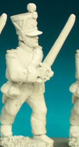 Front Rank Miniatures: FN276 Pre 1812 - Officer In Campaign Dress And Shako, Advancing (6 figures)