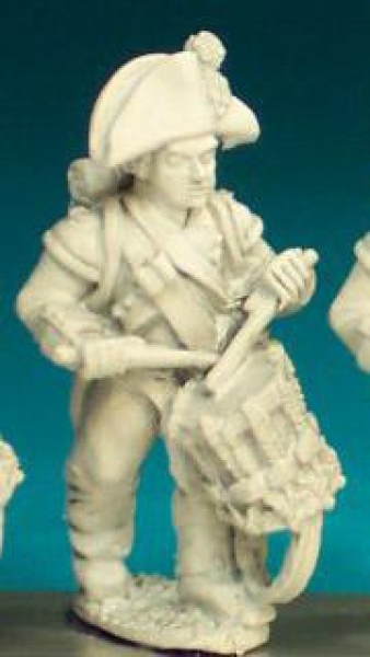 Front Rank Miniatures: FN290 Drummer - Pre 1812 - Fusilier Drummer, Campaign Dress And Bicorn (6 fig