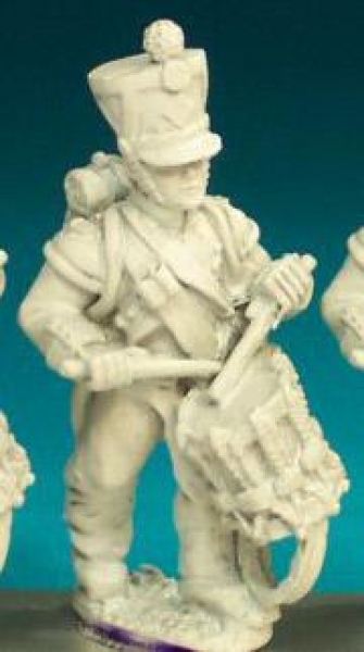 Front Rank Miniatures: FN291 Drummer - Pre 1812 - Fusilier Drummer, Campaign Dress And Shako (6 figu