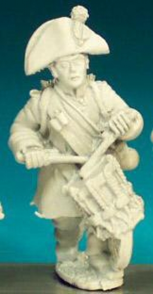 Front Rank Miniatures: FN293 Drummer - Pre 1812 - Fusilier Drummer, Greatcoat And Bicorn (6 figures)