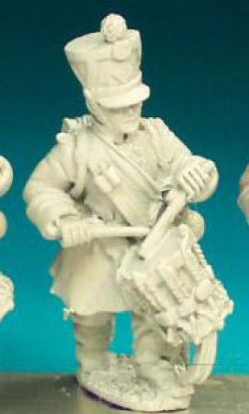 Front Rank Miniatures: FN294 Drummer - Pre 1812 - Fusilier Drummer, Greatcoat, Shako (6 figures)