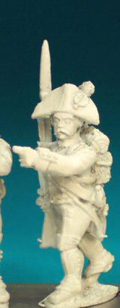 Front Rank Miniatures: FN298 Sergent - Pre 1812 - Fusilier Sergent, Full Dress, Bicorn (6 figures)