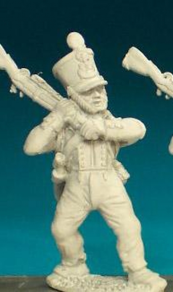 Front Rank Miniatures: FN29 Fusilier (1812-1815) - Clubbing With Musket, Campaign Dress (6 figures)