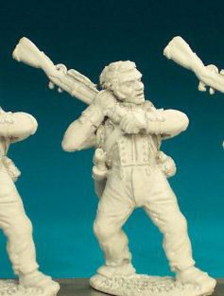 Front Rank Miniatures: FN30 Fusilier (1812-1815) - Clubbing With Musket, Barehead (6 figures)