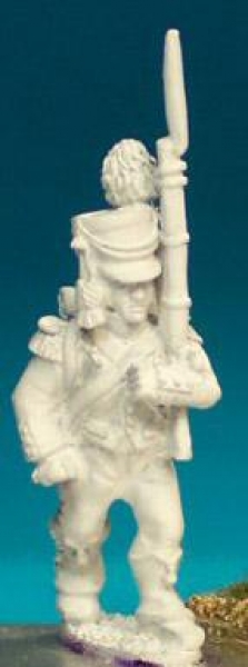Front Rank Miniatures: FN310 Early Shako With Drooping Side Plume Pre 1806 - Chasseur Marching (6 fi