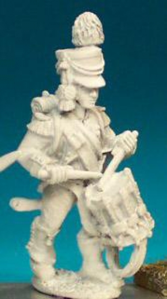 Front Rank Miniatures: FN318 Early Shako With Drooping Side Plume Pre 1806 - Chasseur Drummer (6 fig