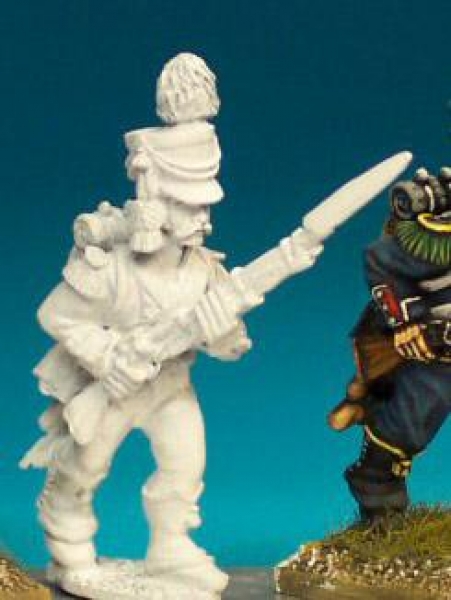 Front Rank Miniatures: FN320 Early Shako With Drooping Side Plume Pre 1806 - Carabinier/Voltigeur Ad