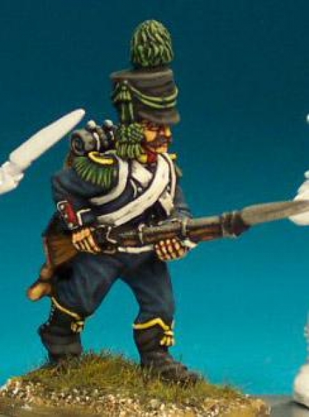 Front Rank Miniatures: FN321 Early Shako With Drooping Side Plume Pre 1806 - Carabinier/Voltigeur Ad