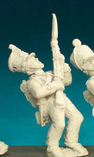 Front Rank Miniatures: FN32 Fusilier (1812-1815) - Falling Wounded, Campaign Dress (6 figures)