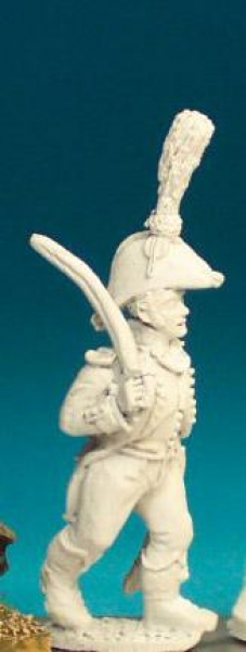 Front Rank Miniatures: FN349 Bicorn - Officer Marching (6 figures)