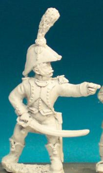 Front Rank Miniatures: FN351 Bicorn - Officer Pointing (6 figures)