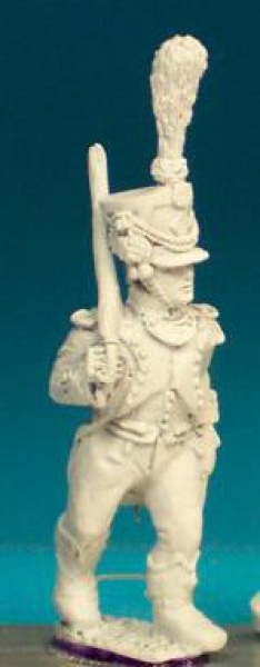 Front Rank Miniatures: FN353 Shako With Upright Front Plume Post 1806 - Officer Marching (6 figures)