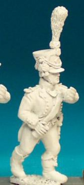 Front Rank Miniatures: FN358 Standard Bearer - In Shako With Upright Front Plume (6 figures)